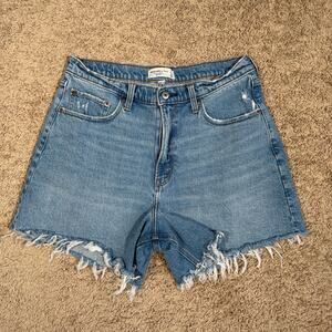 Abercrombie & Fitch Blue Jean Shorts